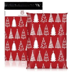 Red Christmas Tree Poly Mailer